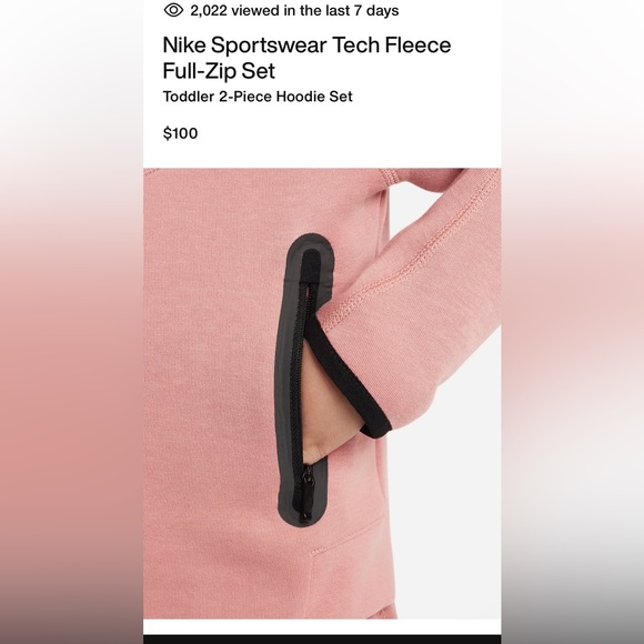 Nike Sportswear Tech Fleece Full-Zip Set
Toddler 2-Piece Set. Size 4T, NWT! - Picture 2 of 10